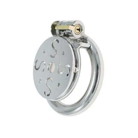 New Flat Plate Chastity Cage Sissy Stainless Steel Penis CB Lock  Abstinence Restraint Urethral Chastity Device BDSM Sex Toy 18+
