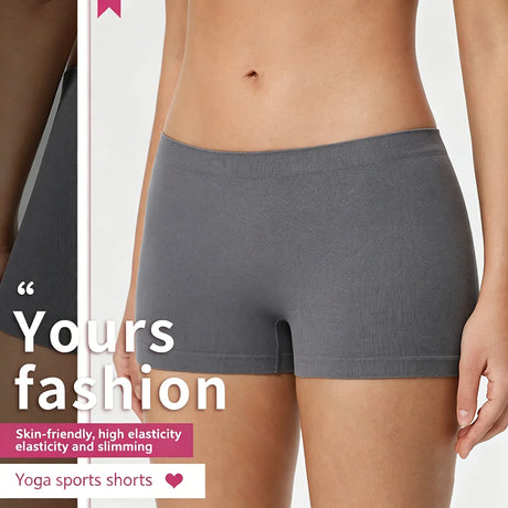 Seamless Women Boxer Briefs Boyshorts For Women Anti Chafing Shorts Women High Waisted Boy Shorts Panties Underwear