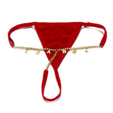 Sexy Custom Chain Thong With Name Letters String Hotwife Gifts Customized Boyfriend's Name Lace Panties Name Personalized String