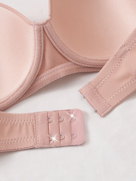 5Pcs Detachable Strap Bandeau Bras Solid Strapless Push up Bra for Women Daily Invisible Lingerie