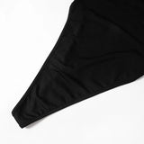 Black Slim Sexy Bodysuit Lingerie Backless Corset Top Patchwork Bodys Para Mujer De Vestir Summer Fashion Trends Women Clothing