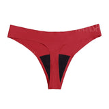 New Design Seamless Low Waist Leak Proof 4 Layer Menstrual Panties Washable Light Flow Period Panties For Women Thong