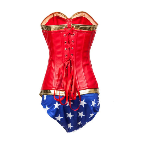 red corset