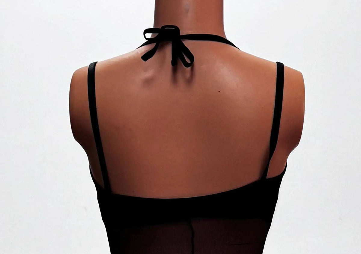 Sexy Lace Up Women Patterned Black Jumpsuit Sheer Suspender Bodystocking Geometric Cutout Slim Fit Lingerie