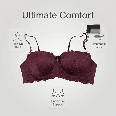 YG814B Gray Color Factory-direct women underwear Comfortable breathable shaping bra underwire push-up thick-walled cup underwear