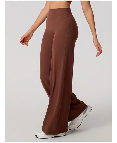 New Summer High Waist Wide-Leg Yoga Joggers Women's Autumn Casual Outdoor Sweatpants Female Straight Tracksuit Bottoms