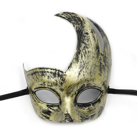 1PC Masquerade Mask Vintage Prince Mask Black Antique Copper Half Face Mask Plastic Retro Crown Masks Women Party Decoration