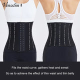 Vensslim Waist Trainer Belt for Women Slimming Waist Trimmer Corset Belly Body Shaper Band Sauna Sweat Girdle with Sauna Effect