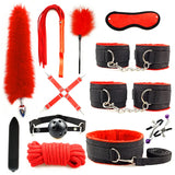 SM Sex Products BDSM Bondage Set Handcuffs Anal plug Tail Whip Gag Vibrat Adult Toys Exotic Accessories Sex Toys for Couples