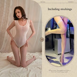Erotic Lingerie Perspective Japanese Camisole Backless Swimsuit Sexy Seductive Passionate Teasing Flirting Midnight Sex Suit
