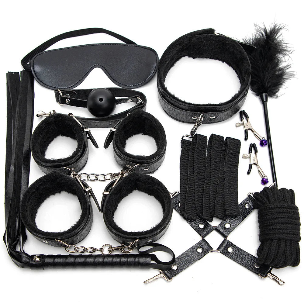 Full Face Mask PU Leather Cat with Binding Straps Set for Couple Sexy Head Cover Product Interest