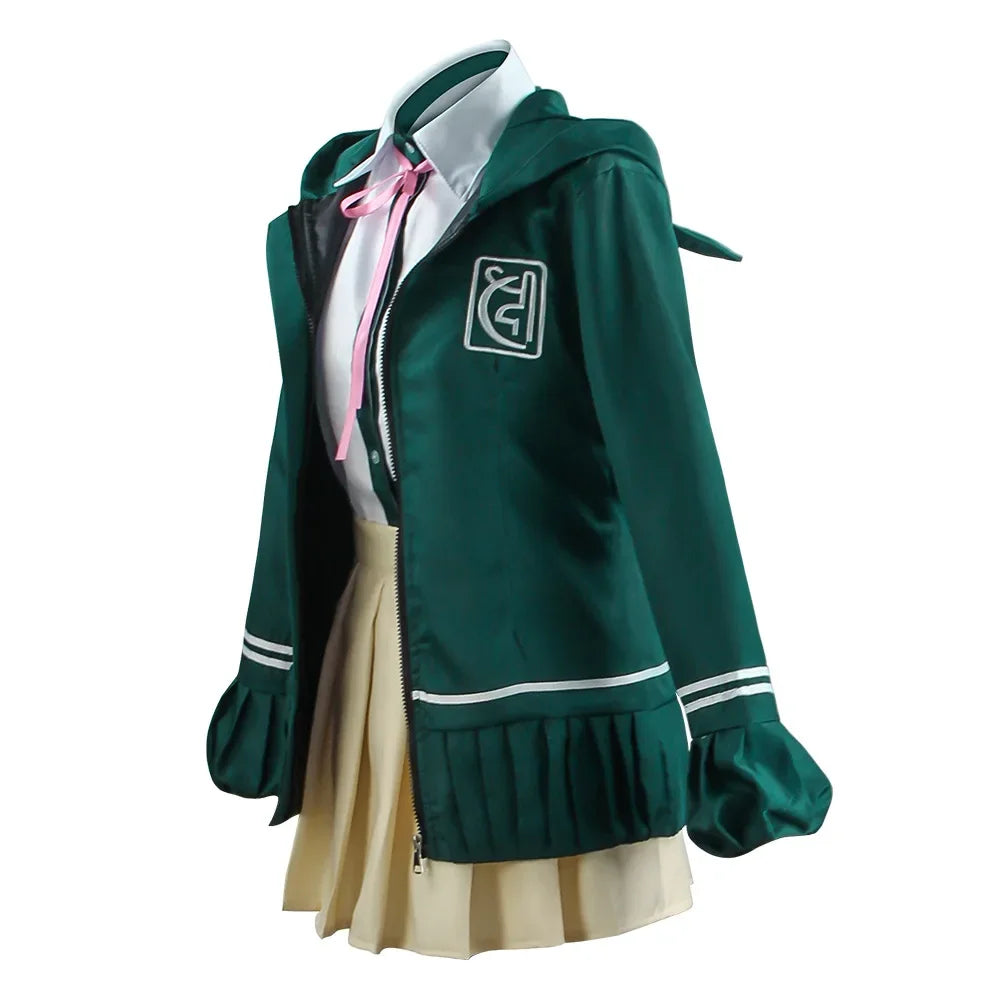2025 Chiaki Nanami Cosplay Uniforme, Veste, Chemise, Sac, Ensemble Complet pour Femmes, Costume