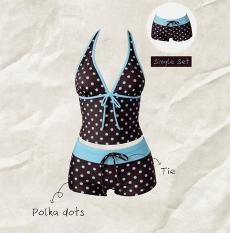 Women Triangle Bikini Set Halter Tie-Up Two Piece Swimsuit Thong Bottom Bathing Suit Beachwear