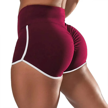 1pcs Women High Waist Stretch Tight Shorts Lady Sexy Solid Pantie Female Hip Lift Brief Women's Plus Size Sport Run Short Pant