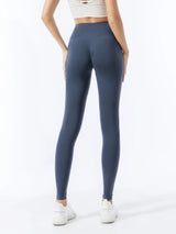 Women's Yoga Pants High Waist Tummy Control Butt Lifting Workout Leggings for Running Pilates Naked Sensation Peach Booty
