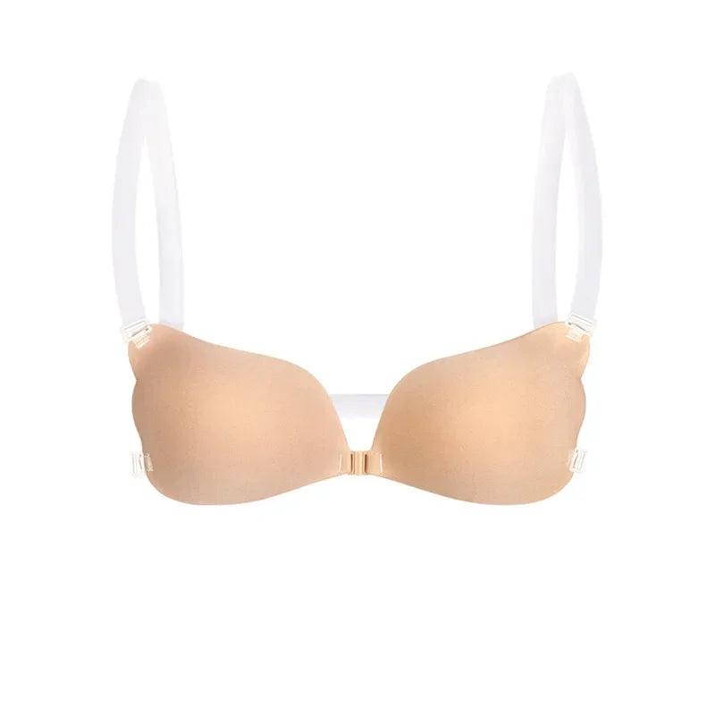 Underwear Women Self Adhesive Bras Female Nubra Magic Bra Invisible Push Up Silicone Sticky Fly BH Women Sexy ABCDEF