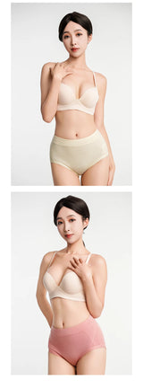 3Pcs Women's Cotton High Waist Panties Underwear Female Large Intimate Lingerie Briefs Woman Underpants Panty Panti New 2025
