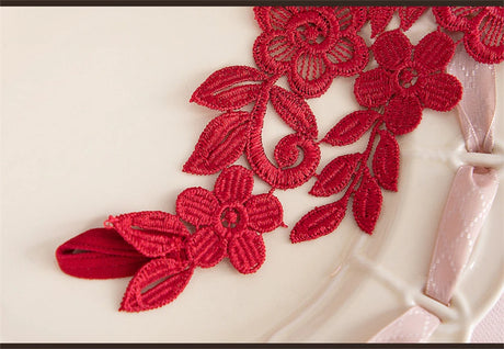 Sexy Fetish Lingerie Accessories For Fine Women Body Elegant Lace Floral Embroidered Jade Feet Anklets Adult Footjob Sex Games