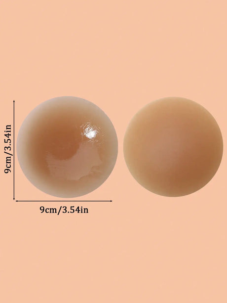 2/4pcs Ultra-Thin Reusable Nipple Covers With Gift Box, Portable Invisible Adhesive Breast Petals, Anti-Nipple Protrusion Pads, Lingerie Accessories, Suitable For Wedding