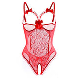 Porn Underwear Women Lace Hollow Open Bra Teddies Bodysuit Erotic Crotchless Lingerie Plus Size Costumes Sexy Deep V Bodysuits