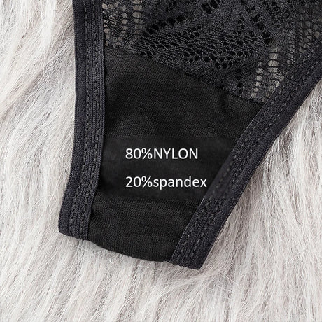 Lace Sexy G-String Thong Transparent Women Panties Low Waist Thongs Hollow Out Female Briefs Soft Intimate Lady Underwear