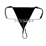 Customize Name Crystal Letters Waist Body Chain for Women Sexy Leopard Underwear Bikini Thong Body Jewelry Valentine's Day Gift