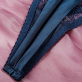 Women's Lingerie Sets Luxury Sequin Bra Belt Thong 3PC with Leg Circles See Through Push Up Bra Intimates Seductive Underwear