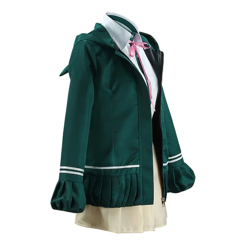 2025 Chiaki Nanami Cosplay Uniforme, Veste, Chemise, Sac, Ensemble Complet pour Femmes, Costume
