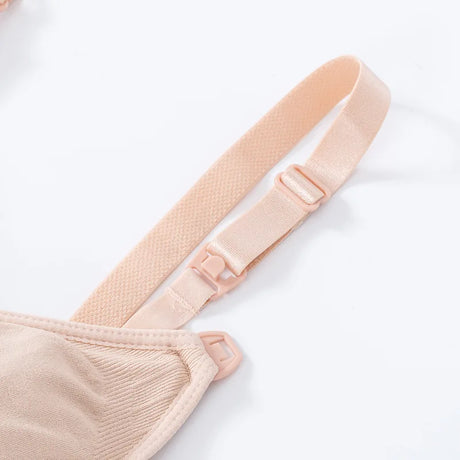 Wireless Low Cut Maternity Nursing Bra With Extender, Removable Pads, Soft Stretchy Breathable Pregnancy Breastfeeding Bra
