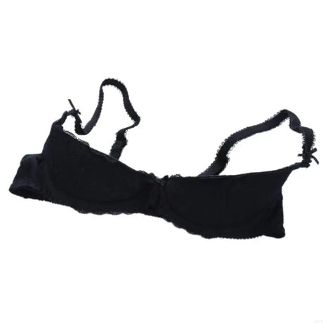 Women's Balconette Bra 1/4 Cup Padded Push Up Bra Lingerie Underwire Sex Lace Underwire Bra Shelf Bra Brassiere Gifts