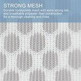 3Pcs Durable Honeycomb Mesh Laundry  Reusable Washing MachinesBags clothes lingerie bra for Delicates 12 x 16 Inches (3 Medium)