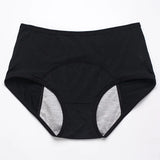 2pcs Women's Physiological Briefs Girl Menstrual Panties Ladies Period Leak Proof Panty Mid Waist Ice Silk Underwear