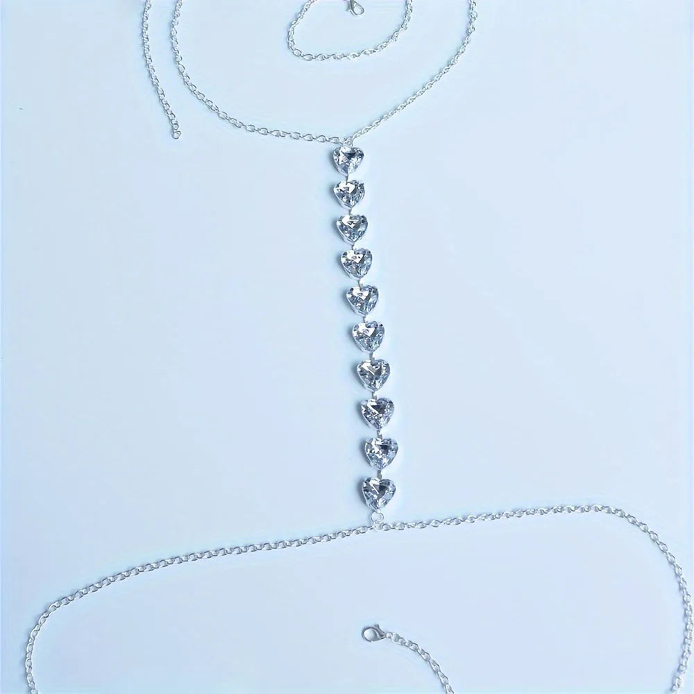 Sexy Chest Chain Women's Neck Hanging Clavicle Chest Chain Luxury Accessories Nightclub Banquet Party Bikini Body Chain