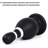 Liquid Silicone Bowling Pin Butt Plug Comfortable Anal Plug Anus Dilator Prostate Massager Adult Toys for Men Women Gay Couple