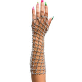 Stonefans Long Mesh Bracelet Women Luxury Performance Charm Fashion Ring Arm Chain Jewelry Hand Accessory Wedding Dangle Party