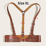 Underbust Corset Top with Strap Punk Harness Belt Leather Suspender Belt Belts for Women