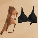 Beautiful Back Invisible Seamless Underwear Women's Large Breast Revealing Small Breast Gathering Side Breast Sexy Wireless Bra