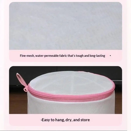 3Pcs Washing Machine Underwear Cleaning Bag Bra Dedicated Nursing Mesh Laundry Bags Lingerie Zipper Storage Pouch Home Organizer