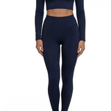 Gym Clothes Woman Color-blocking Lace Yoga Top Slim Fit Breathable Long Sleeve Sportswear Fitness Leggings Workout Athletic Wear
