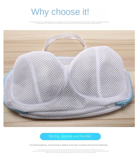 New Style Bra Wash Bag, Thickened Laundry Care Bag, Underwear Bag, Sandwich Protective Wash Bag, Bra Bag