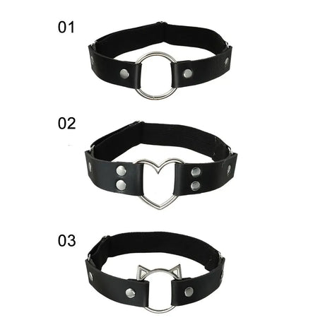 New Womens Sexy Punk Elastic Bondage Harness Garter Belts Cat Leg Chain Cosplay Spike Elastic Thigh Ring Garter Body Jewelry