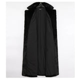Mauroicardi Winter Long White Black Warm Thick Soft Flowy Fluffy Faux Fur Coat Women Sashes Loose Casual Furry Overcoat 2024