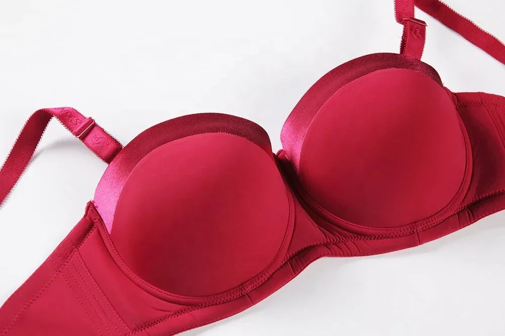 Women's D Cup Sexy Underwear Female Lingerie Plus Size Bra Big Cup Ladies Brief Sets Large Size Women Bras