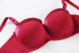 Women's D Cup Sexy Underwear Female Lingerie Plus Size Bra Big Cup Ladies Brief Sets Large Size Women Bras