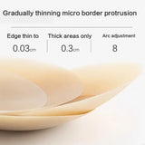 Upgrade Reusable Breast Round Nipple Cover Invisible Bikini Adhesive Strapless Backless Stick on Bra Silicone Breast Patch