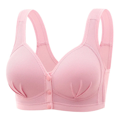 New Large-sized Breathable Non Steel Ring Breastfeeding Underwear Thin Comfortable Adjustable and Seamless Women's Bra