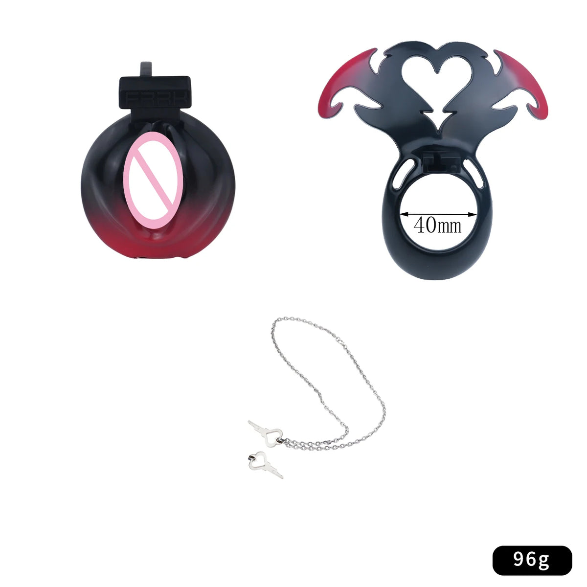 LICKER ABS Simulated Labia Cross-dresser Chastity Cage With loyalty Belt Wear Abstinence BDSM Penis Bondage Toys For Sissy Men