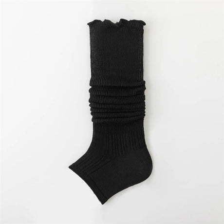Women's Socks High New Summer Fashion Stockings Basic Women Leg Warmers Japanese Style Cotton Thin Girls Knee Socks Simple Long