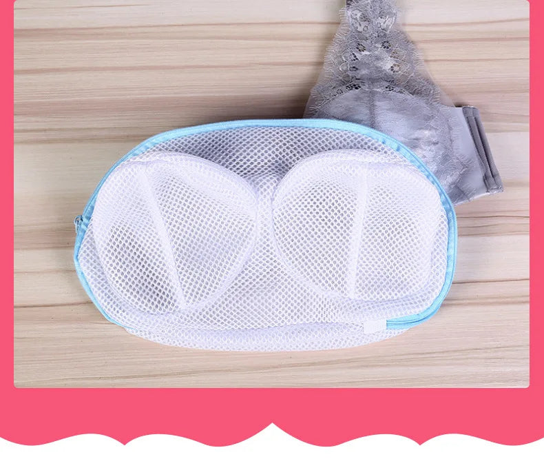 New Style Bra Wash Bag, Thickened Laundry Care Bag, Underwear Bag, Sandwich Protective Wash Bag, Bra Bag