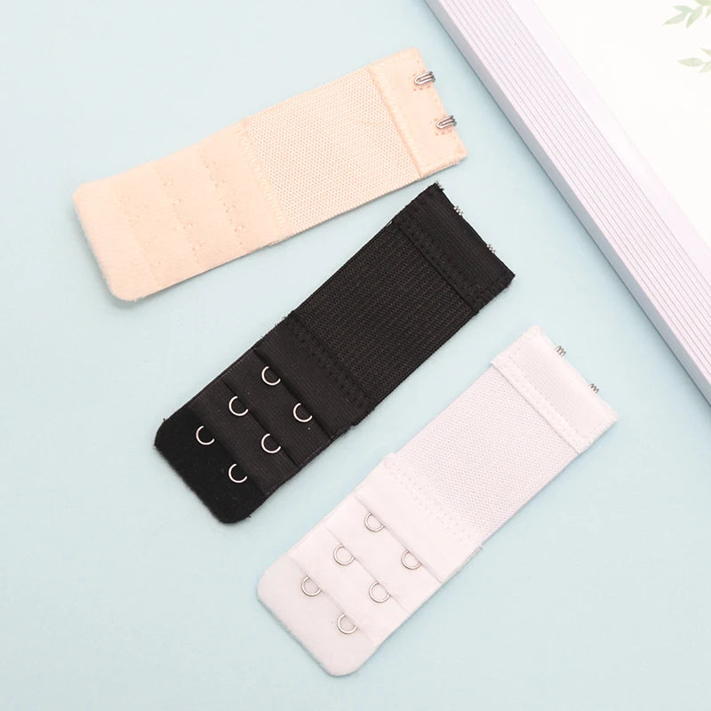 3Pcs Bra Extenders Strap Extension 2 Hooks 3 Rows Women Intimates Lengthened Bra Hook Extender Bra Intimates Accessories